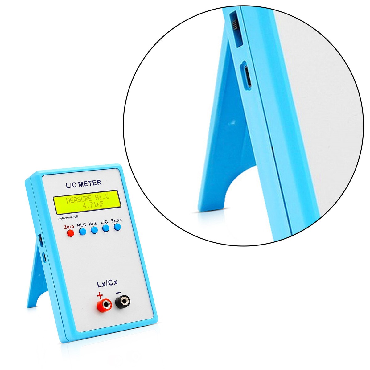 Strumento Misurazione Componenti Elettronici Tester LCR Proster - Misuratore Digitale Capacità Induttanza Resistenza Con Display LCD Proster LCR Meter - Foto 8