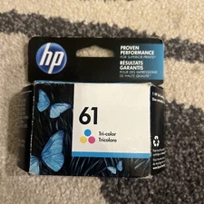 HP 61 Color Ink Cartridge NEW GENUINE Tri-Color (EXPIRED Dec, 2015