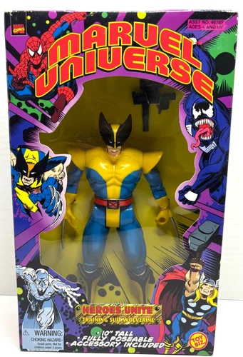 NIB Vintage 1998 TOYBIZ "Wolverine" Marvel Universe Comics Deluxe 10" Figure