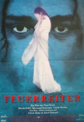 Poster, Filmplakat, FEUERREITER, mit Martin Feivel, Ulrich Mühe, Nina Hoss, 1997