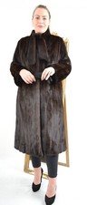 A5150 NERZMANTEL ECHT PELZ JACKE PELZMANTEL N...