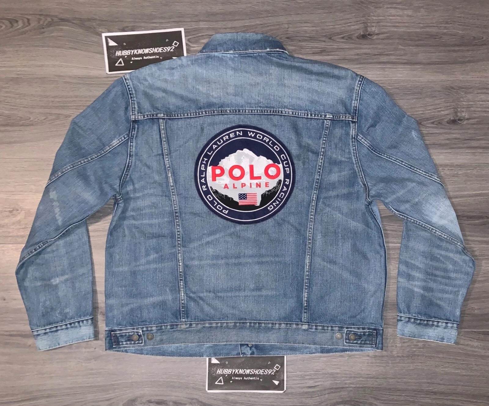 POLO RALPH LAUREN Big & Tall Blue Distressed Big Patch Trucker Denim Jean Jacket
Opens in a new wind