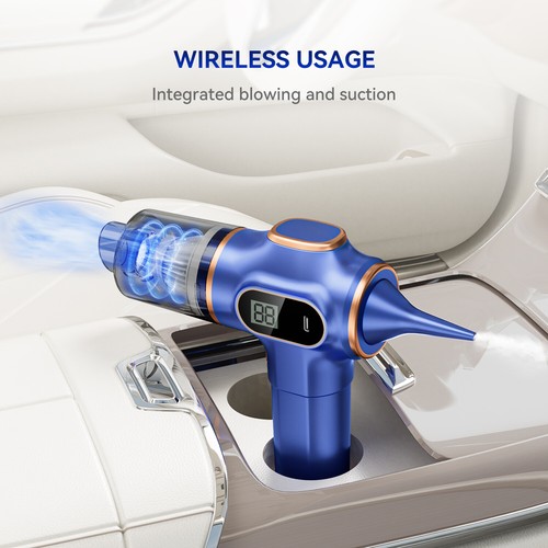 95000pa Powerful Car Vacuum Cleaner Wet/Dry Cordless StrongSuction Handheld 120W - Picture 2 of 17