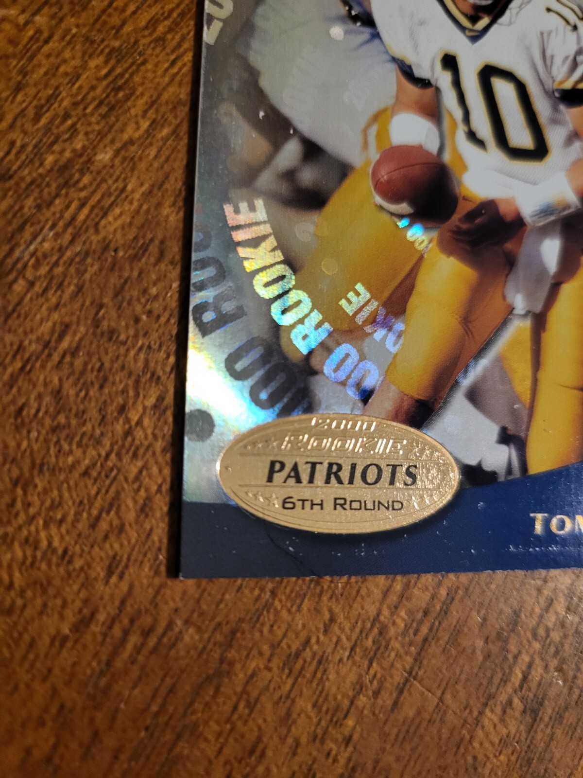 2000 Quantum Leaf TOM BRADY RC #343 New England Patroits "Low Grade" READ - Picture 7 of 9