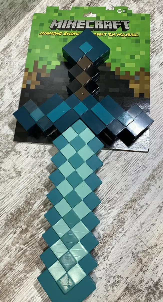 3d model of minecraft sword diamond