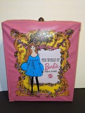 1968 The World Of Barbie Doll Pink Carrying Case Vintage