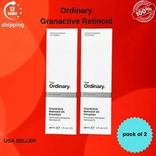 The Ordinary Granactive Retinoid 2% Emulsion 1oz / 30 ml- Pack of 2