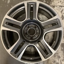 Rolls Royce Ghost 2015 6860592 OEM wheel rim 21 x 9.5 Polished Charcoal USED