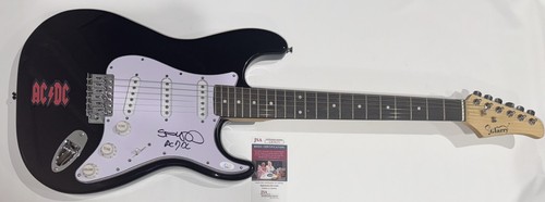 STEVIE YOUNG SIGNED ELECTRIC GUITAR AC/DC AUTOGRAPHED JSA COA | eBay