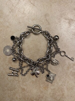 Accessories for women - H&M Stainless steel metal charms bracelet