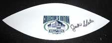 White Panel ONLY Hall of Fame Football Signed Auto Jackie Slater Autograph HOF