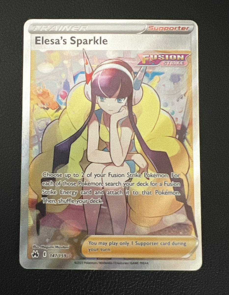 Pokémon TCG Elesa's Sparkle Sword & Shield - Crown Zenith 147/159