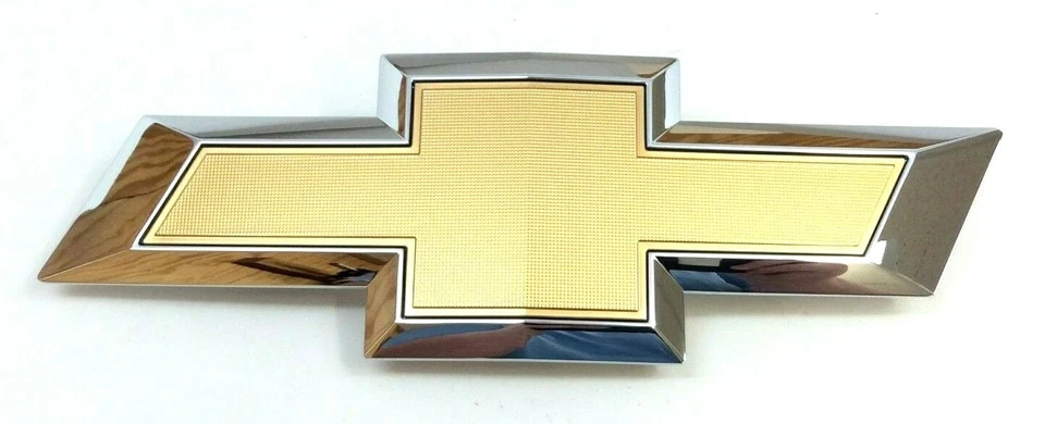 16-18 Chevrolet Silverado 1500 Bowtie front grille gold chrome Emblem new OEM - Image 2 of 3