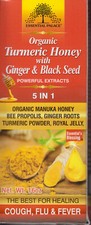 TURMERIC HONEY With Ginger  Black Seed Great for Cough  Flu
