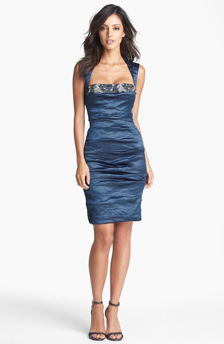 nicole miller sequin egyptian dress Sculpty Strapless Sequin Dress