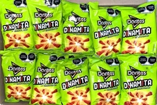 10 Pk Doritos Dinamita Chile y Limon Mex Chili & Lemon Doritos Dinamita 70gr Ea