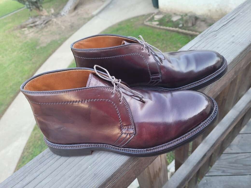 Alden Shell Cordovan Color 8 Chukka Boots 1339 Size 10.5 EEE Alden Shell Cordovan Color 8 Chukka Boots 1339 Size 10.5 EEE