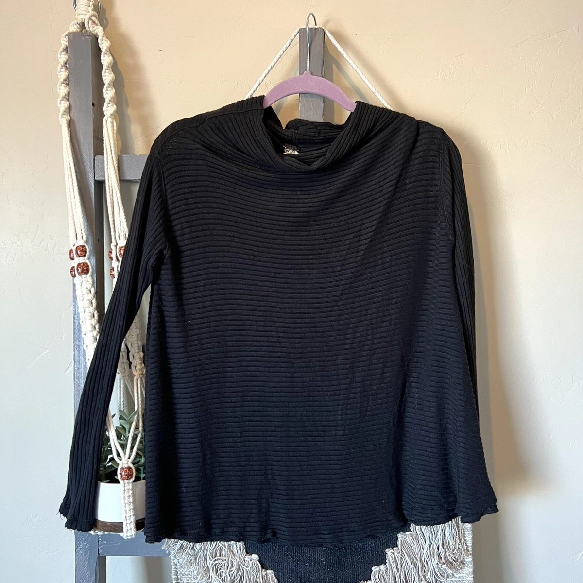 Free people lover shop rib split back pullover