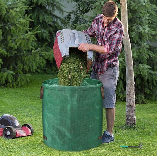 4/8tlg Gartensack Säcke Laubsack Gartenabfallbehälter 272/300L Gartentasche - Bild 8 von 28