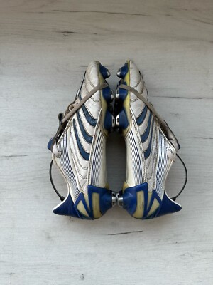 Adidas Predator Absolute White Blue Football Boots Mens Rare Soccer Cleats 