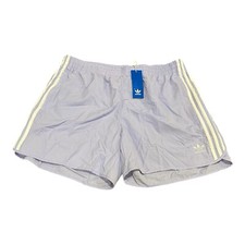 Adidas Originals Sprinter 3 Stripe Trefoil Men  s Violet XL Shorts New Sportswear