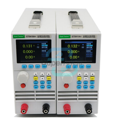400W Programmable LCD Digital DC Electronic Loard Battery Tester Meter ET54A+