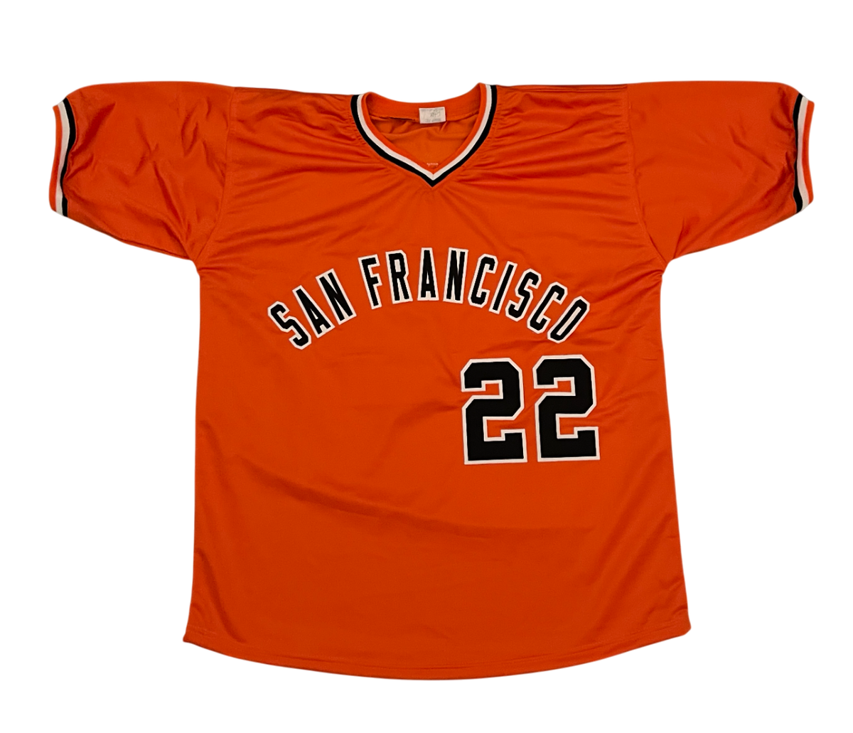 Jack Clark Signed SF Giants Custom Jersey w/ 4 Ins F**k LAD