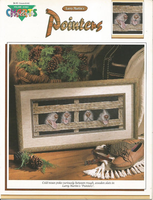 Pointers Dog Cross Stitch Color Charts #10901