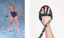 StrechCordz with Paddles DRY LAND Pool Swim Swimming TRAINING Resistance S101