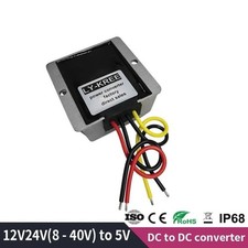 DC-DC Step Down Converter 9V 12V 24V 36V to 5V 3A 10A 30A Car LED Power Module