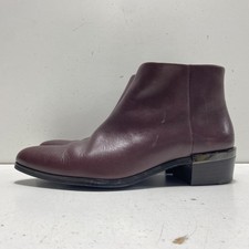 Coach Burgundy Ankle Boots Women's Size 6