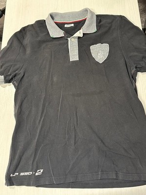 Automobili Lamborghini Black Polo Shirt XL