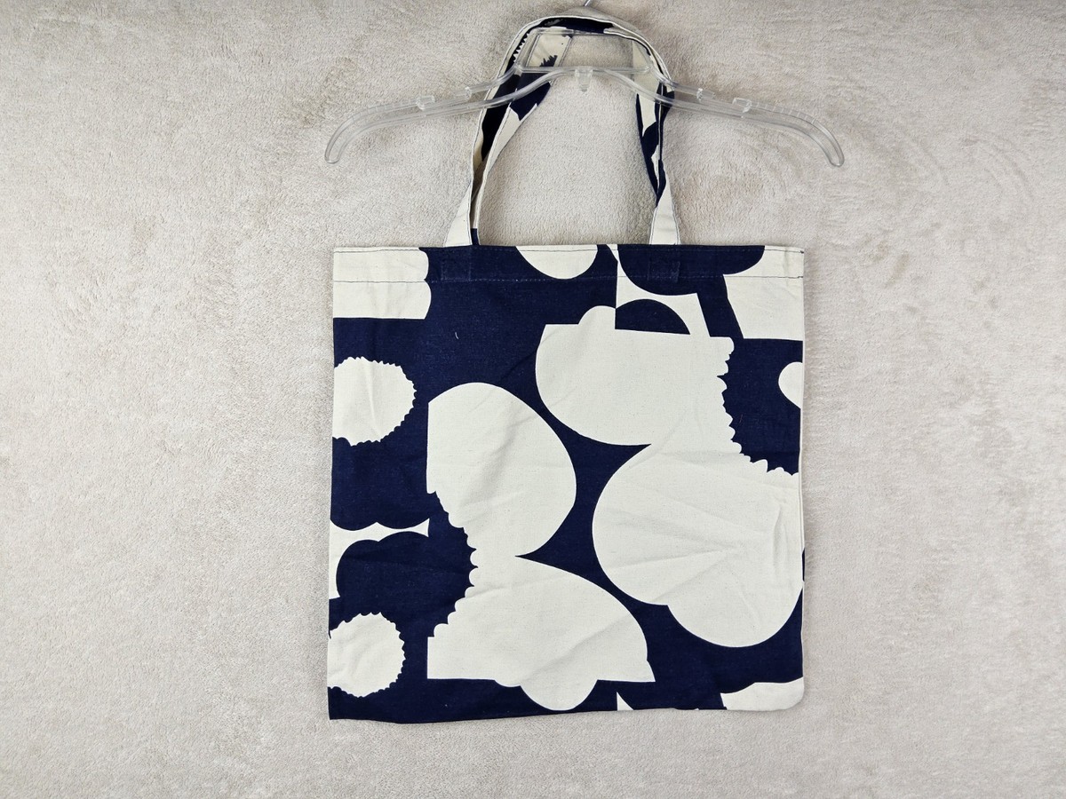 Marimekko Unikko 60th Anniversary Limited Tote Bag Blue | eBay