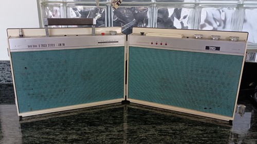 Vintage TMC 8-Track AM/FM Suitcase Portable Radio - Like Belair CRH-401 Toyo