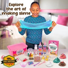 Original Stationery Ice Cream Slime Kit Girls 31 Pcs Cherry Scent Ages 8-12