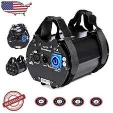 DMX Distributor 6-Way 3-Pin XLR - Isolated Outputs, Easy Mount, Durable System