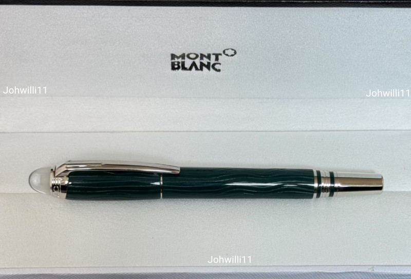 Bid Polar Green Fountain Pen Montblanc Starwalker| New With Box Executive Gift,