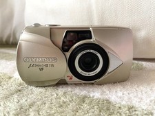 Olympus  mju II 115 VF Point  Shoot 35mm Film Camera Good Condition