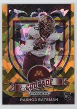 2021 Panini Prizm Draft Picks Crusade Gold Ice Prizm Rashod Bateman #166 0fp5