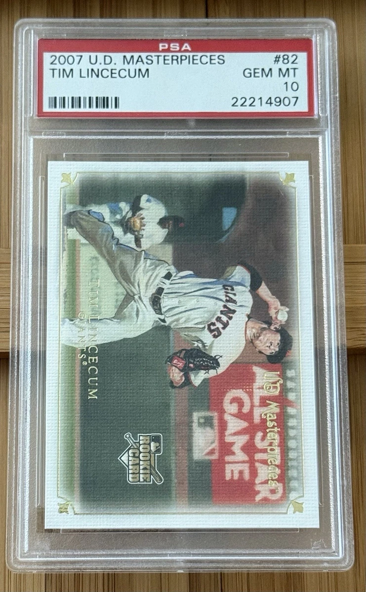 2007 UD Masterpieces - Tim Lincecum #82 for sale | eBay