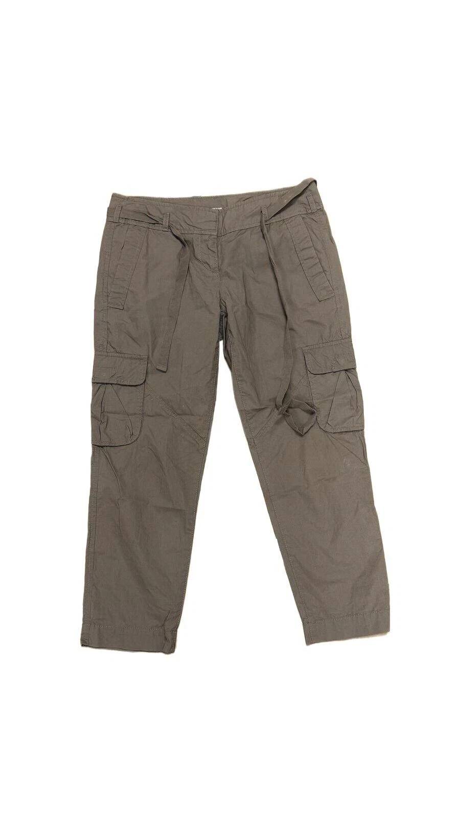NWOT Ann Taylor LOFT Cargo Capri Pants Taupe Utility Cropped Tie Waist
Opens in a new window or tab