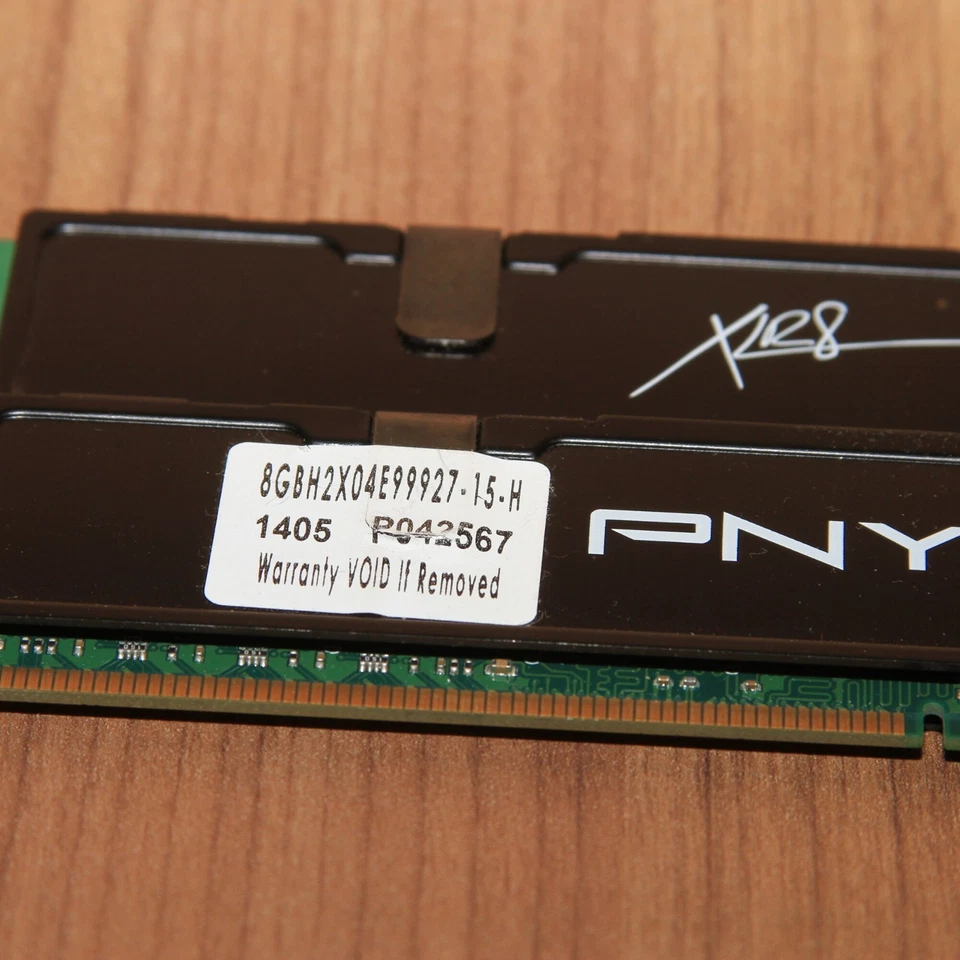 PNY XLR8 16GB 2x8GB DDR3 16000MHz PC3-12800 Ram Kit Untested - Image 2 of 3