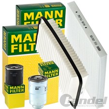 MANN FILTER INSPEKTIONSPAKET passend für TOYOTA COROLLA E12+VERSO R1 AVENSIS T25