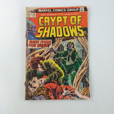 Crypt Of Shadows #13 Cover Detached Poor (1974 Marvel Comics)