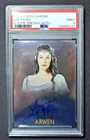 Liv Tyler As Arwen 2004 Topps Chrome The Lord of the Rings Autographs PSA 9 MINT