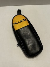 Fluke 323 Clamp Meter Zippered Black/Yellow Carrying !CASE ONLY! 