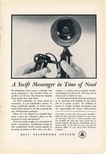 Magazine Ad - 1934 - AT&T / Bell System - Swift Messenger