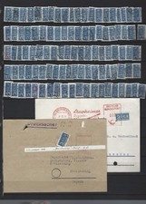 Berlin Donation Stamp 100 Stamped Stamps and 3 Receipts