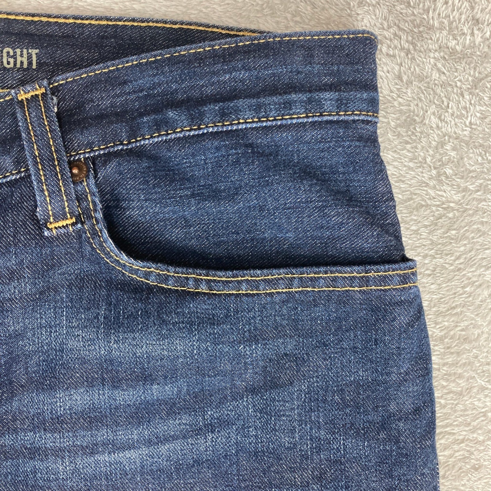 Roebuck & Co Heritage Supply Company Slim Straight Dark Wash Jeans Mens 34x30