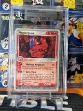 2003 Pokemon EX Dragon Macargo ex 95/97 Holo BGS 9 E-Reader